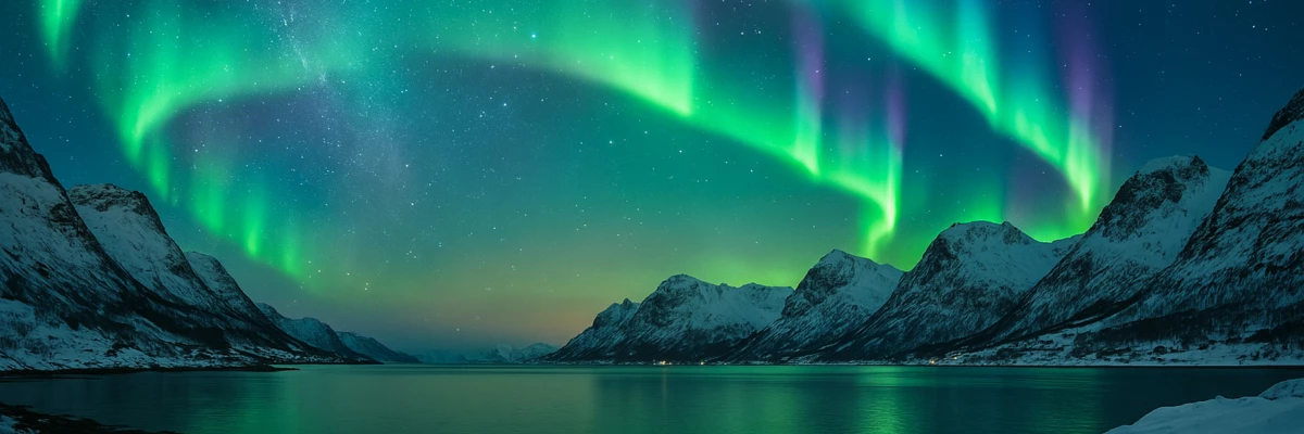 Aurores boréales en Islande 
