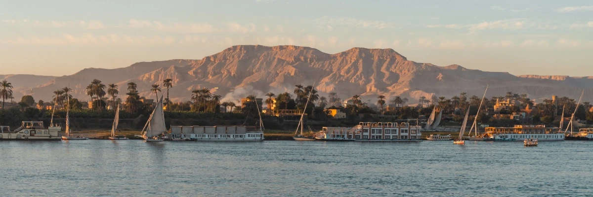 Panorama du Nil à Assouan
