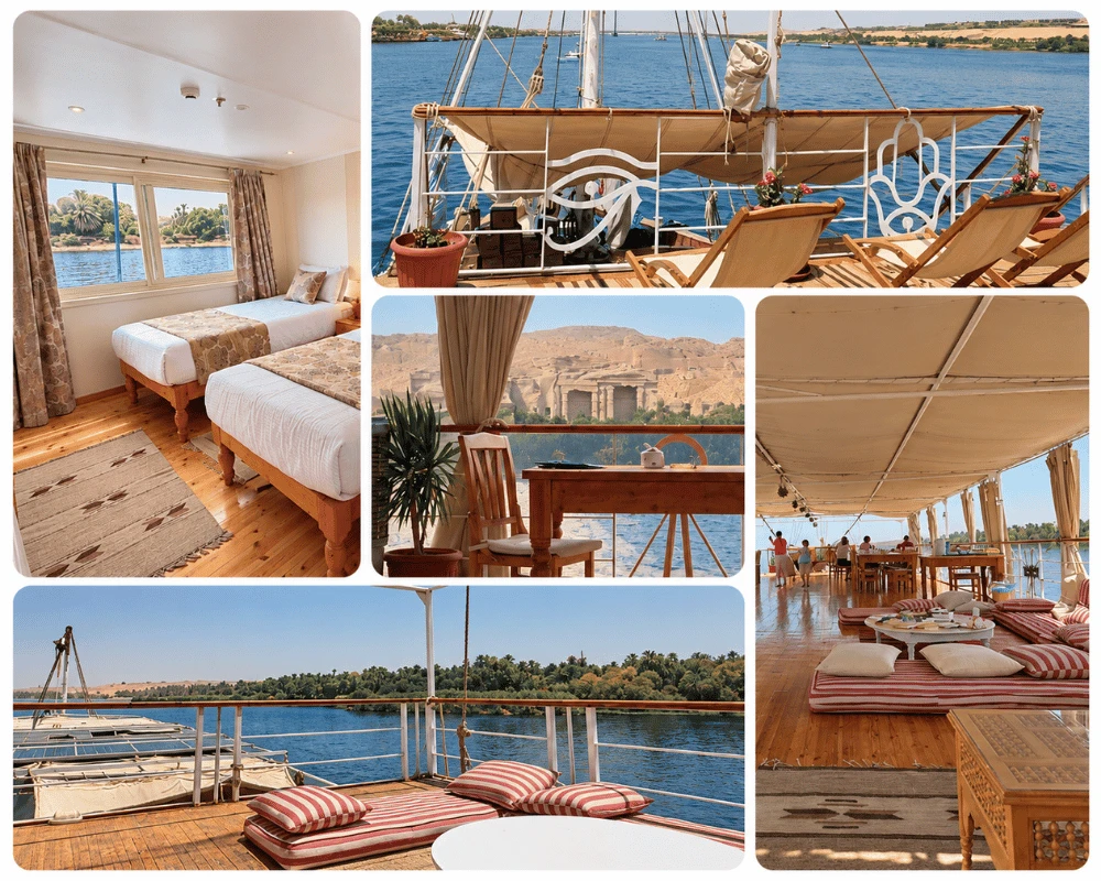 Int&eacute;rieur d&rsquo;un bateau de croisi&egrave;re (photo de cabines, du pont ext&eacute;rieur et des espaces communs)