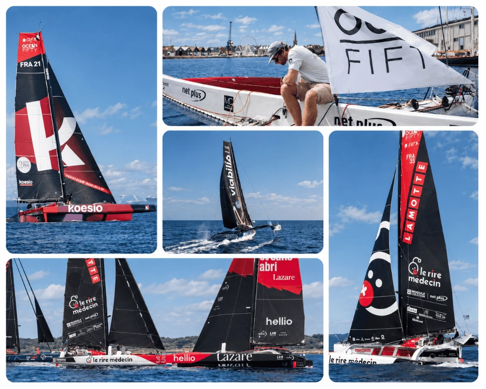 Ensemble de mod&egrave;les de bateaux d'Ocean Fifty