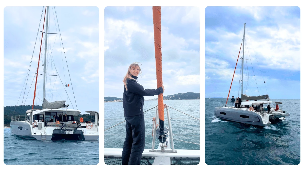 Navigation &agrave; Toulon avec d&rsquo;autres coll&egrave;gues de Filovent